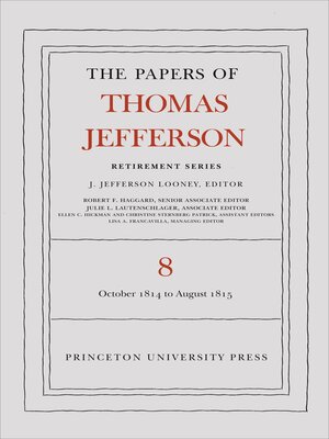 cover image of The Papers of Thomas Jefferson, Retirement Series, Volume 8